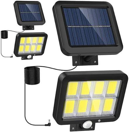 120 LED IP65 Waterproof LED Solar Wall Light